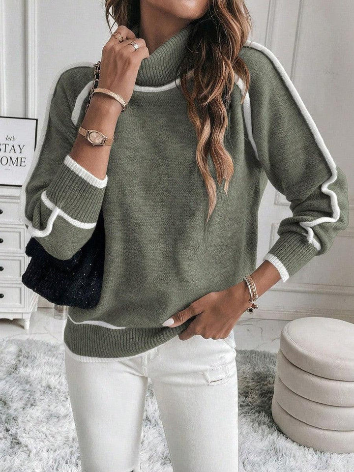 Avalon - Olive Cotton Sweater