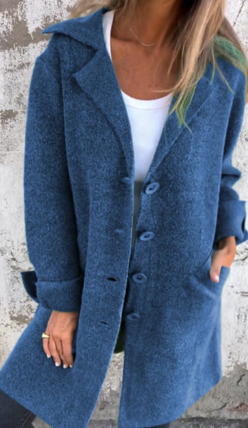 Anna – Casual Single-Breasted Coat