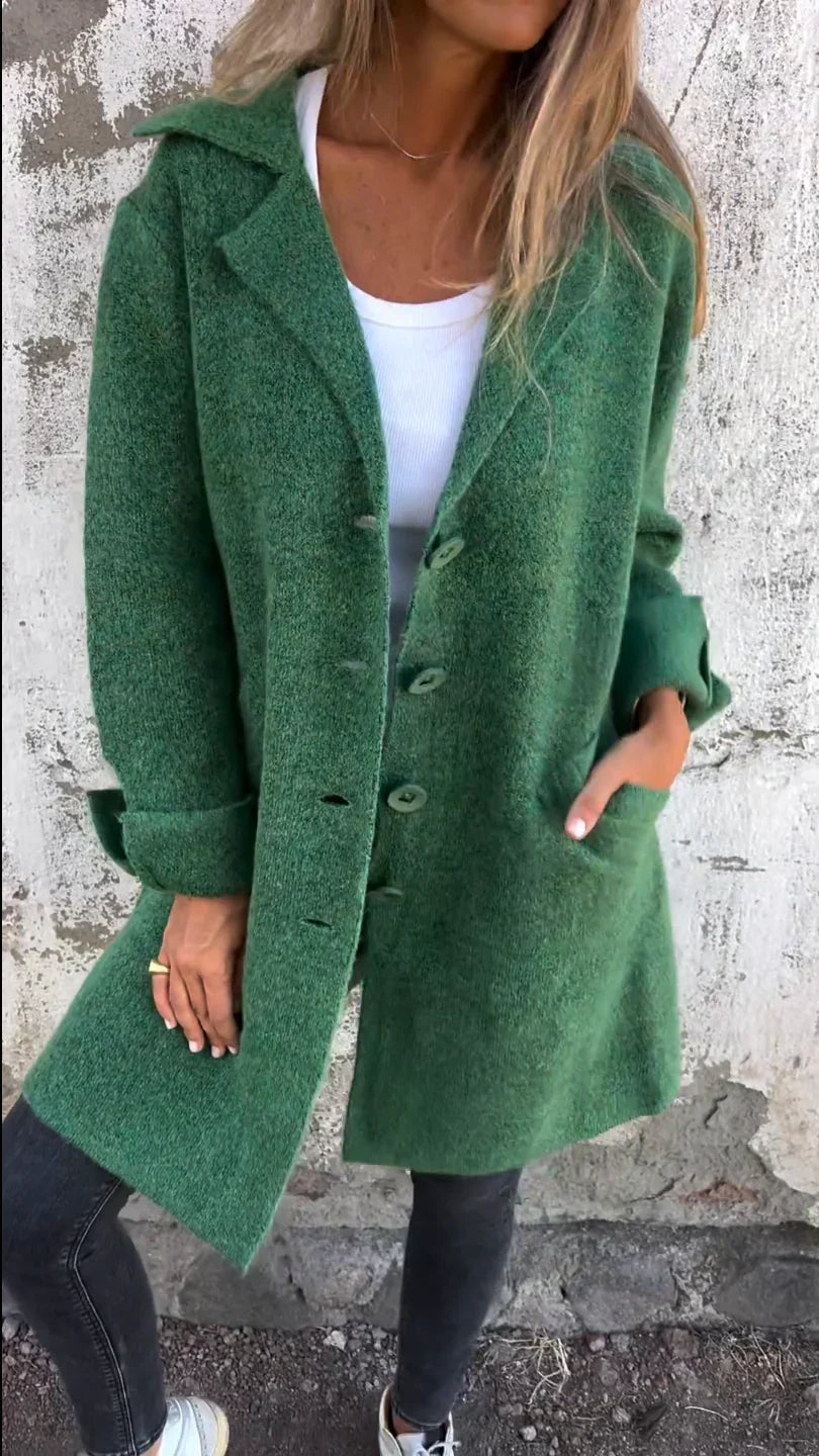 Anna – Casual Single-Breasted Coat