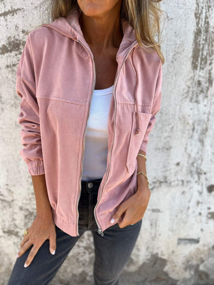 Lila - Casual jacket with hood and zip