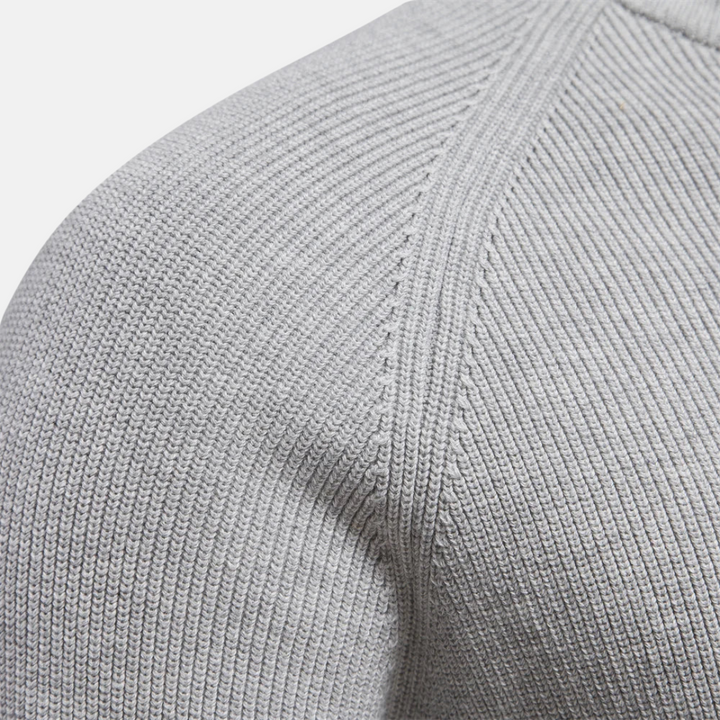 Luis – Quarter-Zip Knit Sweater