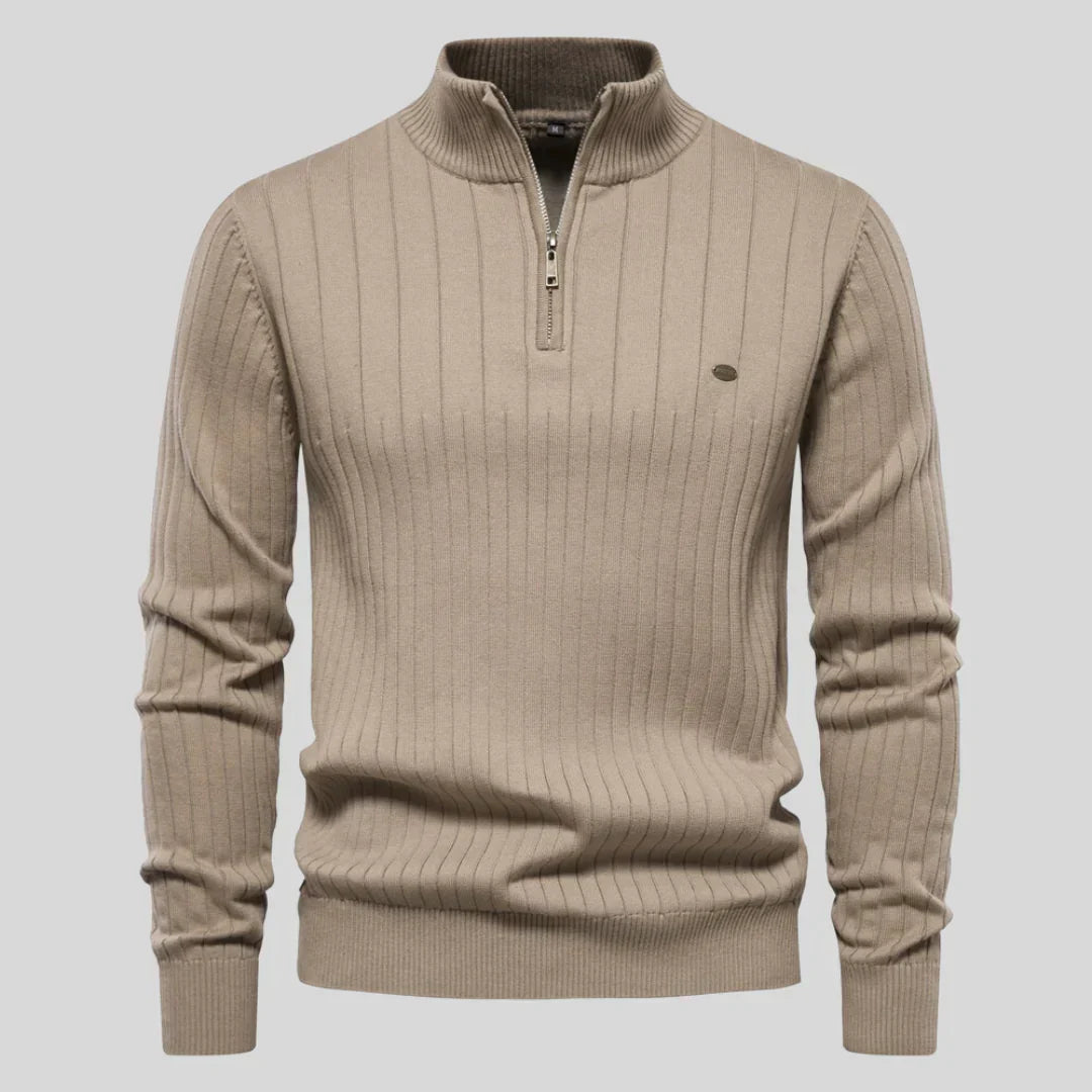 Aiden - Quarter Zip Neck Sweater