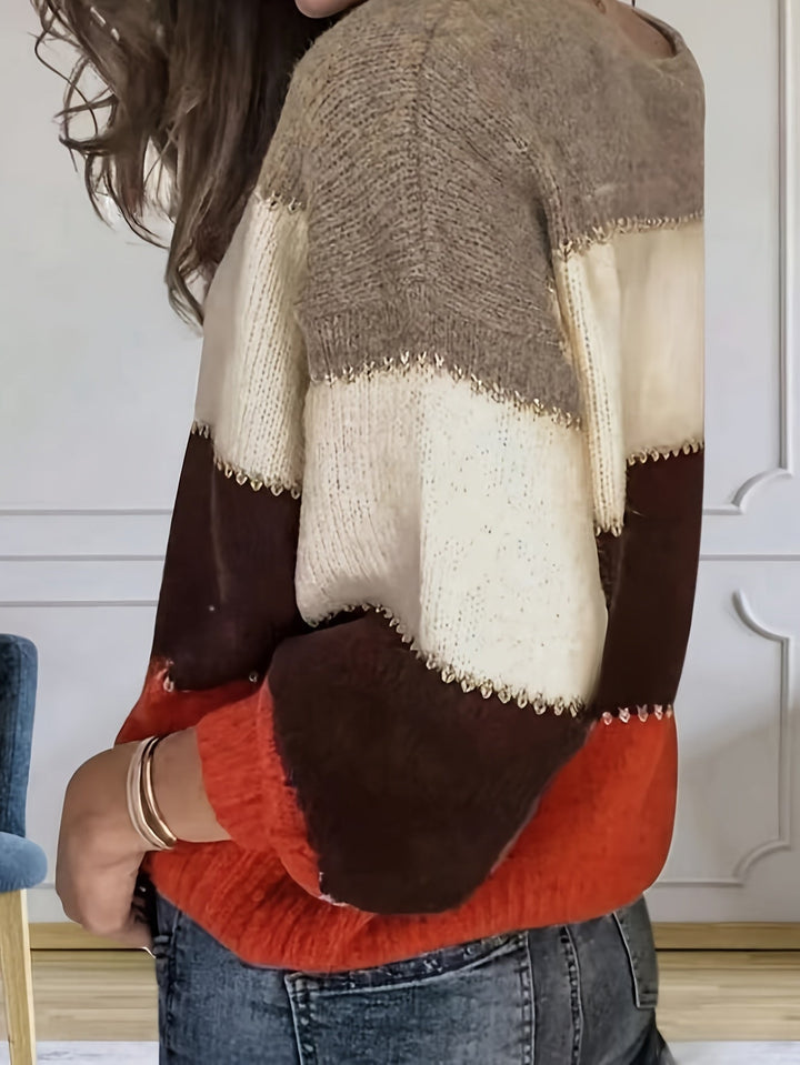 Livia - Color Block Sweater