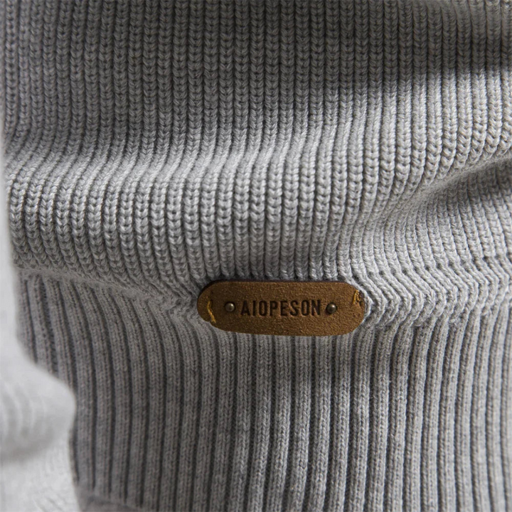 Luis – Quarter-Zip Knit Sweater