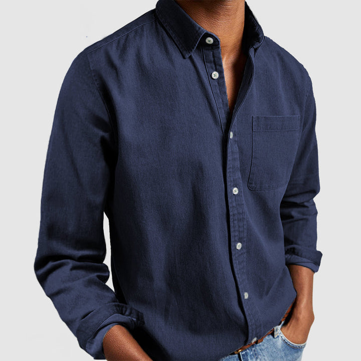 Gentleman's Casual Cotton Shirt