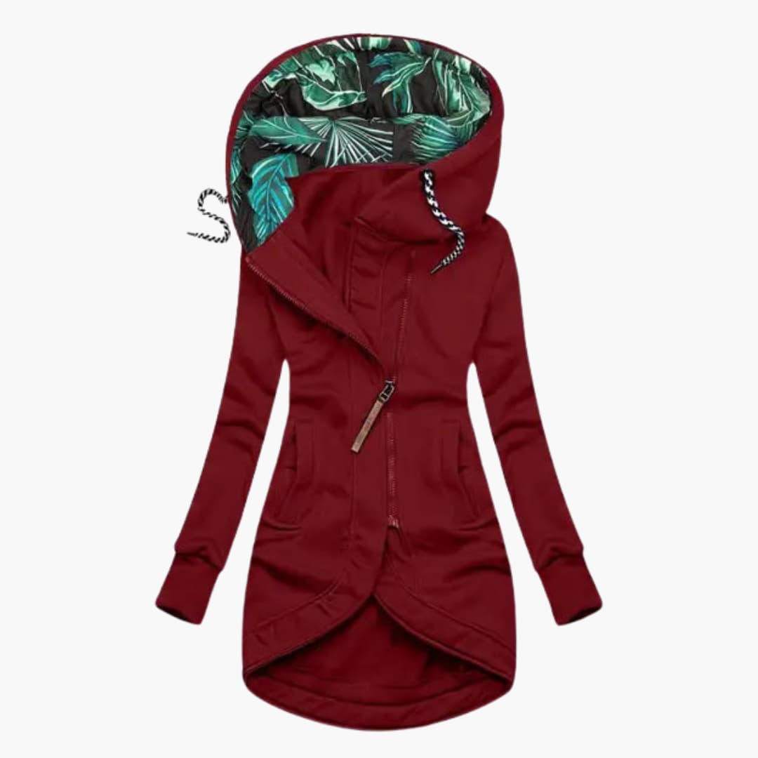 Veronica – Asymmetrical Zip Hoodie