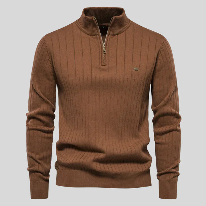 Aiden - Quarter Zip Neck Sweater