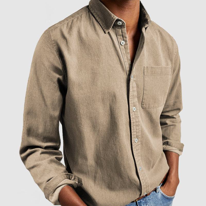 Gentleman's Casual Cotton Shirt