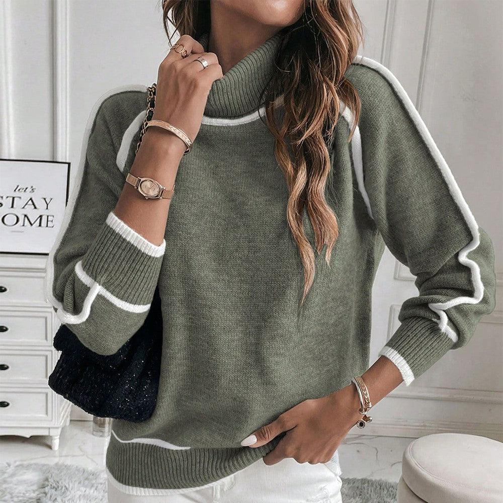 Avalon - Olive Cotton Sweater