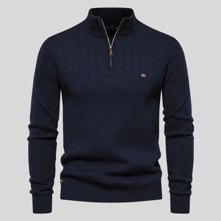 Aiden - Quarter Zip Neck Sweater