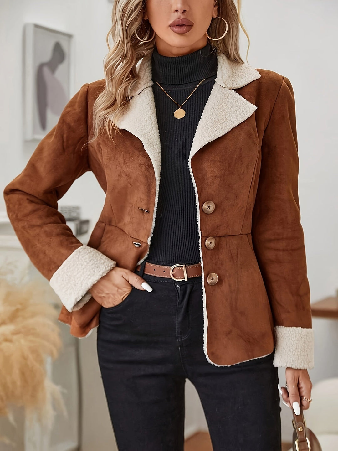 Rosewood - Women's Faux Fur Jacket