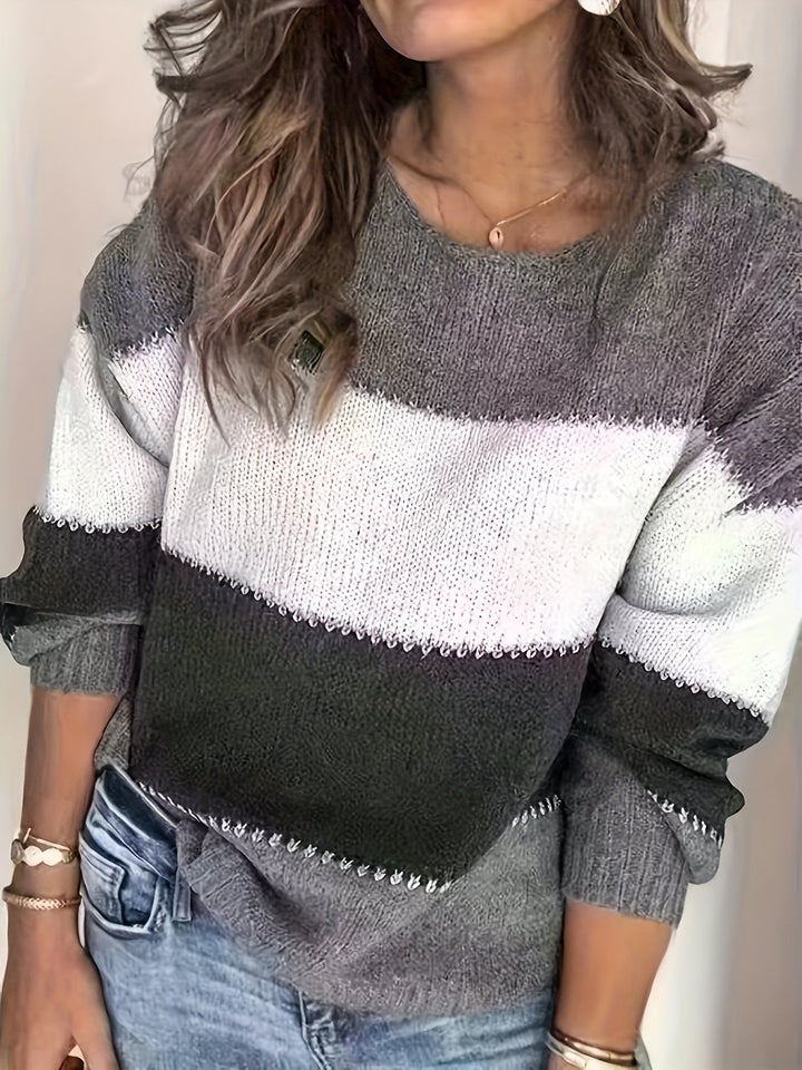 Livia - Color Block Sweater