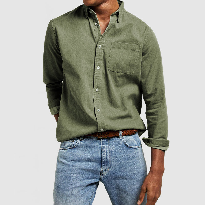 Gentleman's Casual Cotton Shirt