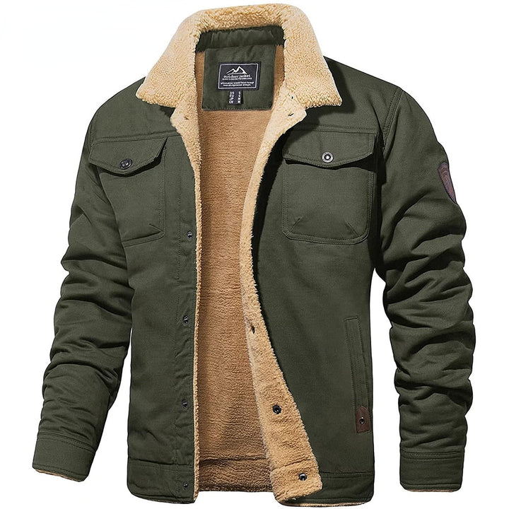 GRANT™ Men's Sherpa-Lined Jacket – Rugged Warmth & Timeless Style