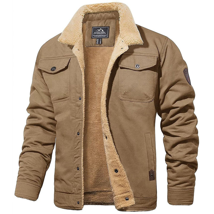 GRANT™ Men's Sherpa-Lined Jacket – Rugged Warmth & Timeless Style