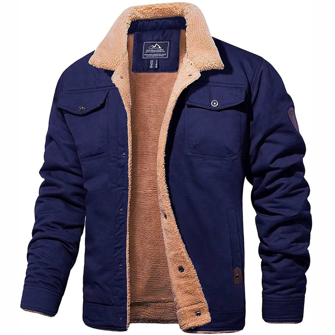 GRANT™ Men's Sherpa-Lined Jacket – Rugged Warmth & Timeless Style