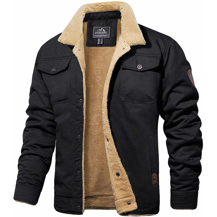 GRANT™ Men's Sherpa-Lined Jacket – Rugged Warmth & Timeless Style