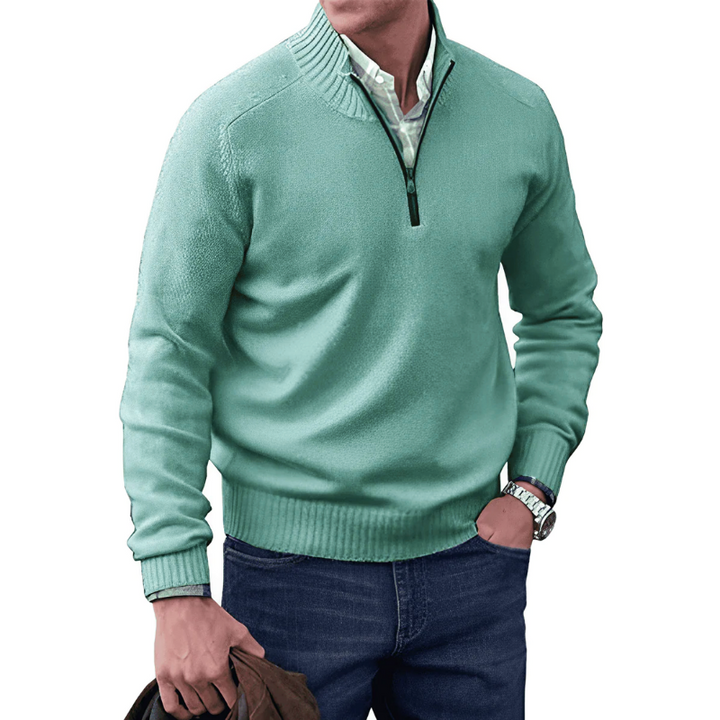 Noah - Elegant Zippered Sweater