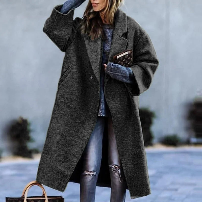 Skylar – Chic Lapel Coat