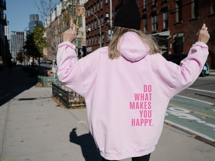 Nancy – Oversized Slogan Hoodie