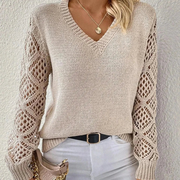 Martha - Couture V-Neck Sweater