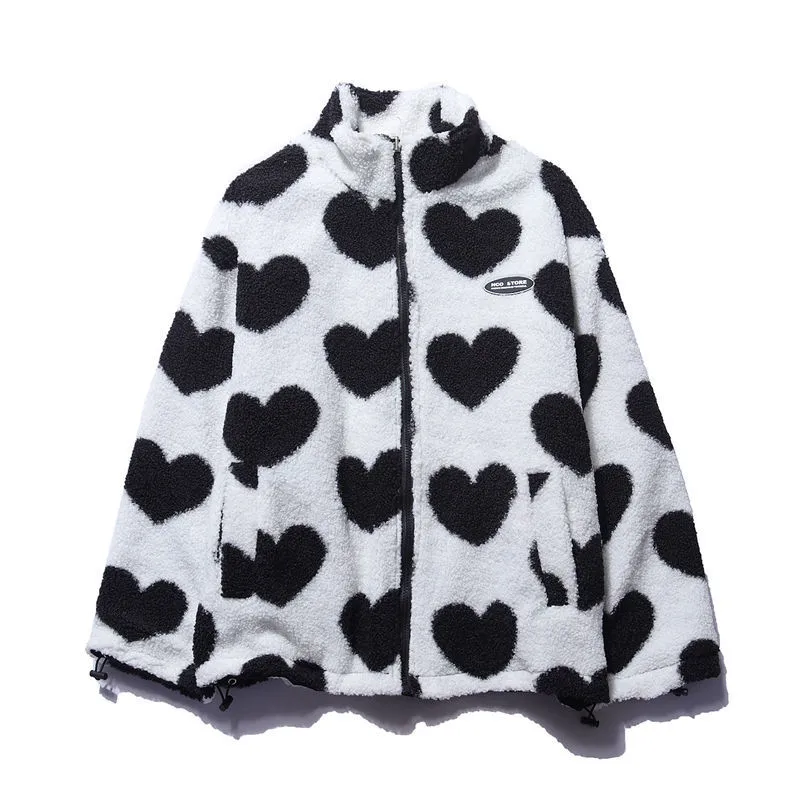 Double-sided Heart Jacket for Women