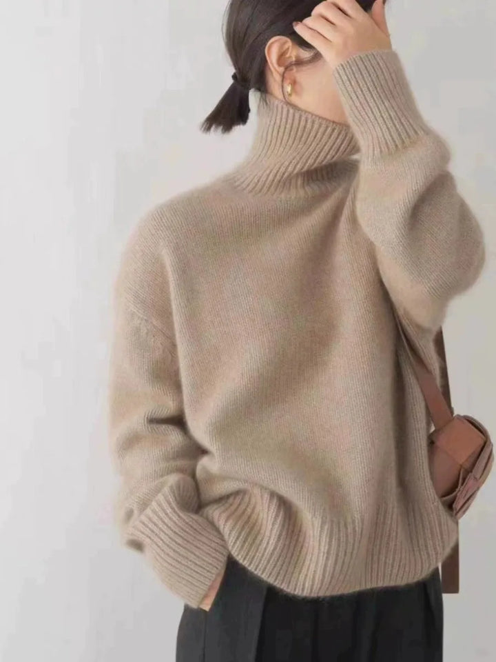 Zoey - Oversized Turtleneck Sweater