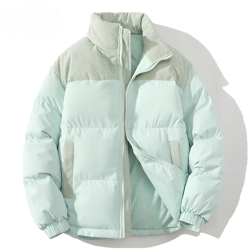 Aaliyah – Quilted Puffer Jacket with Corded Accents