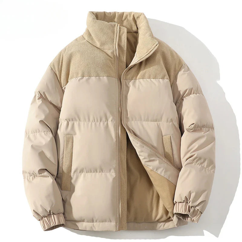 Aaliyah – Quilted Puffer Jacket with Corded Accents