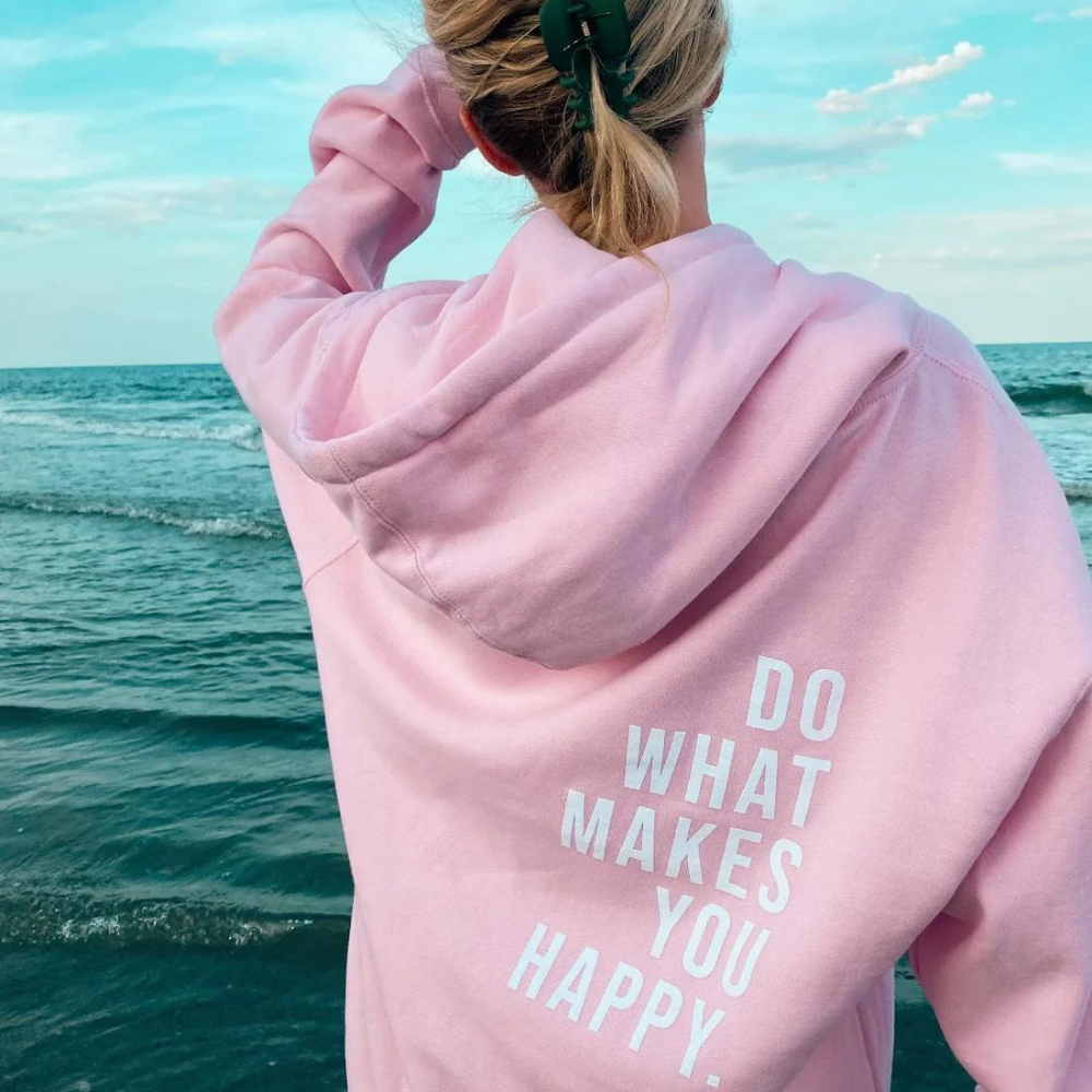 Nancy – Oversized Slogan Hoodie