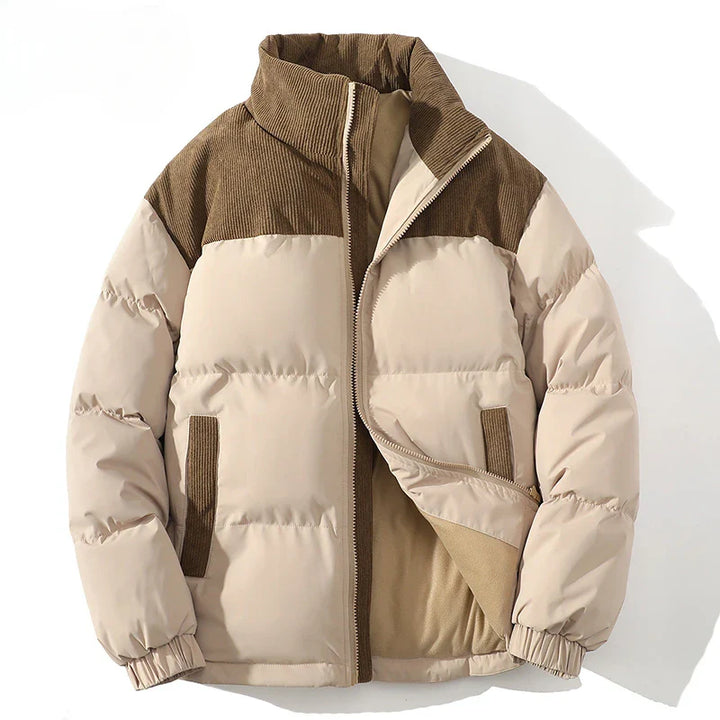 Aaliyah – Quilted Puffer Jacket with Corded Accents