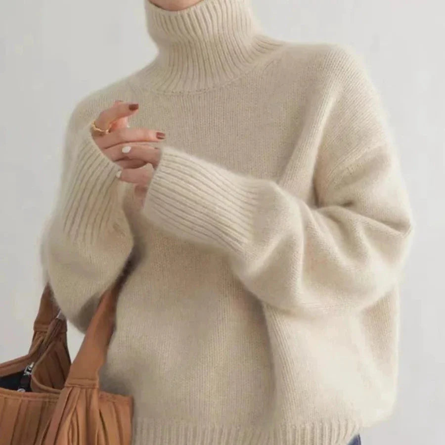 Zoey - Oversized Turtleneck Sweater