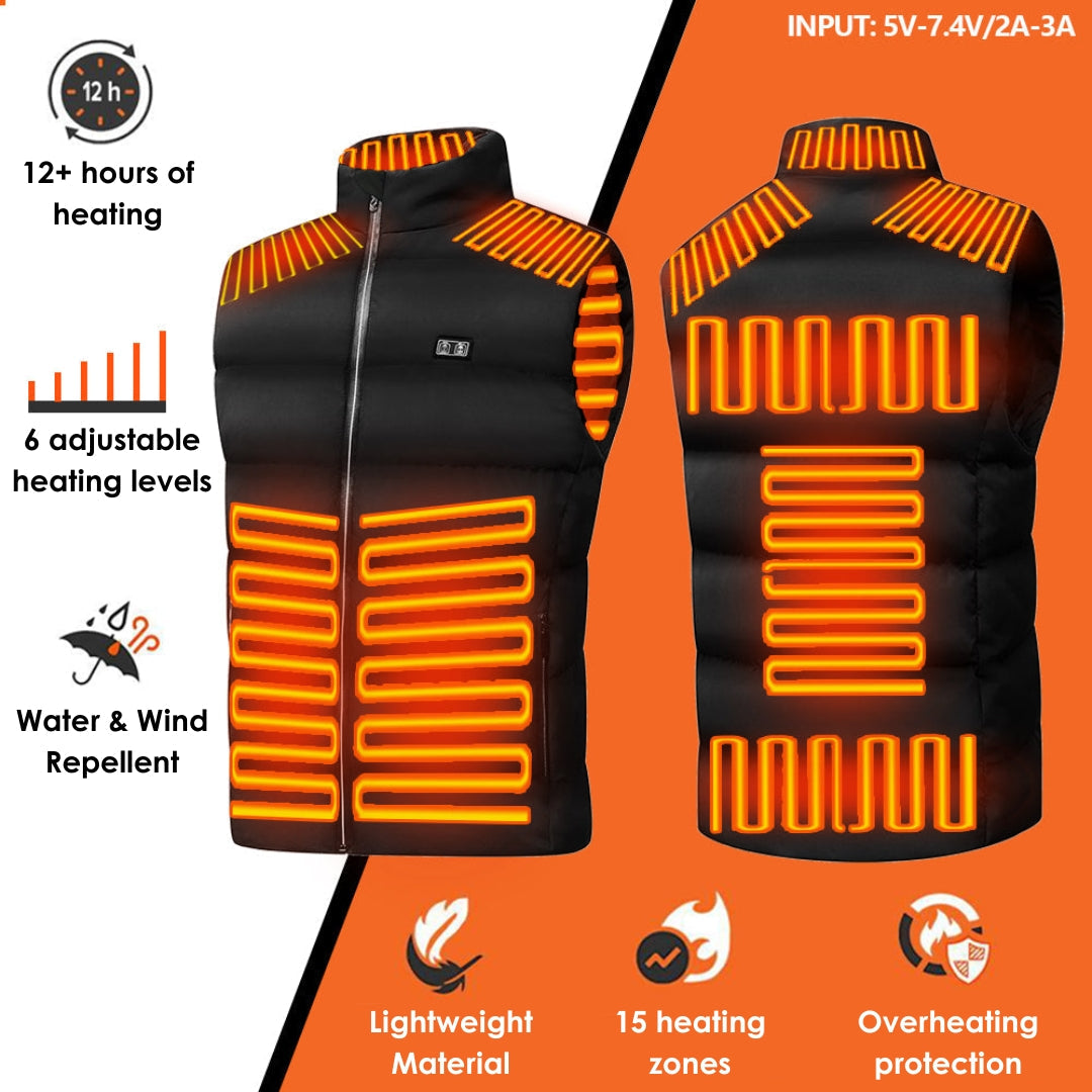 ArcticCore Heated Vest – Ultimate Cold Protection! Unisex