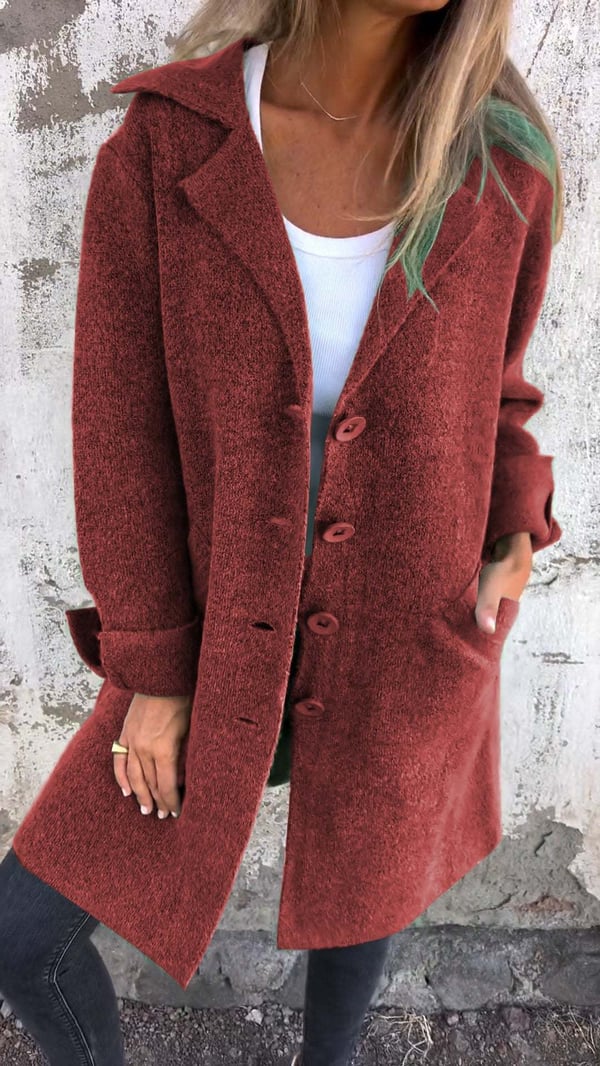 Anna – Casual Single-Breasted Coat