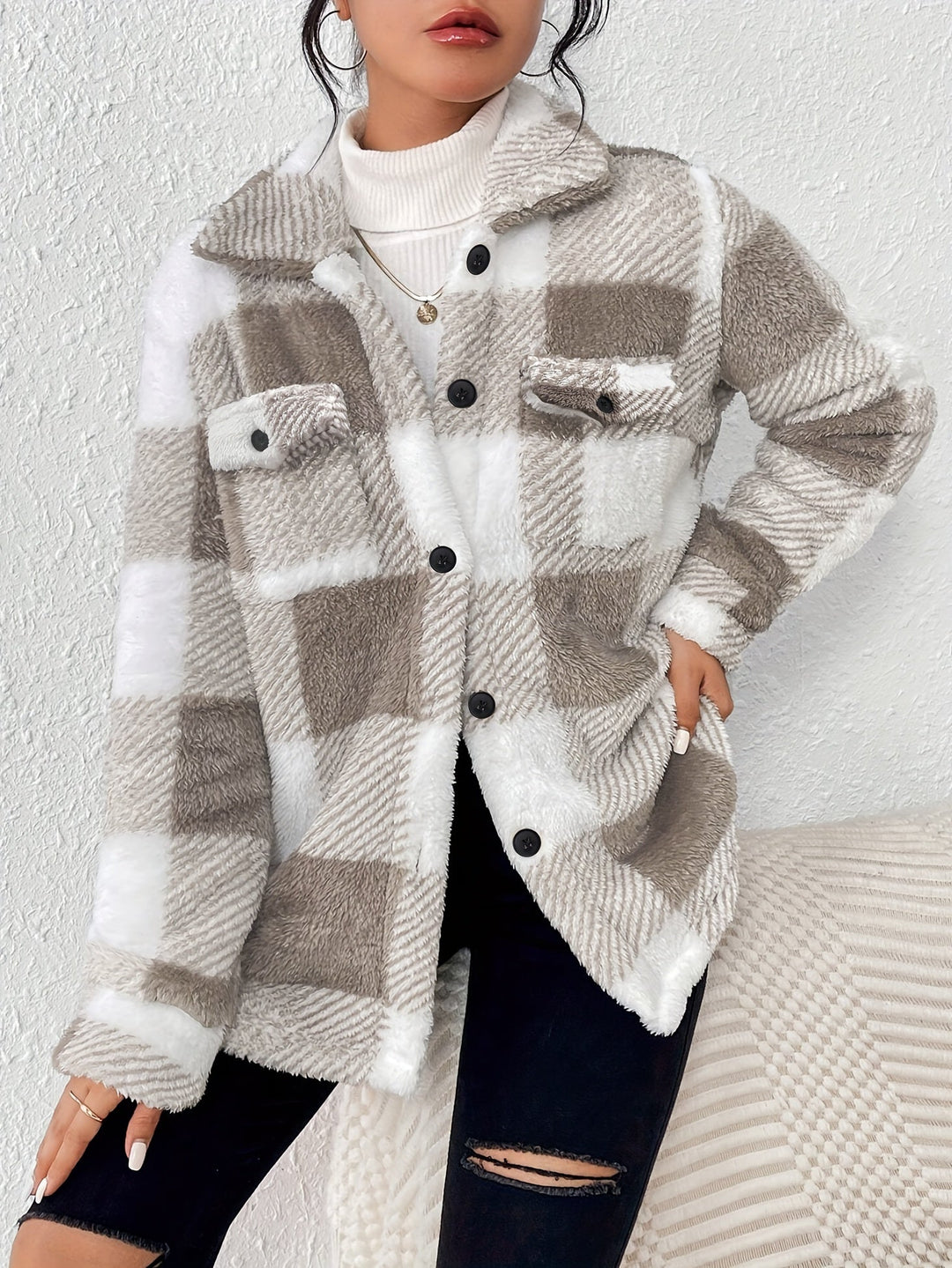 Rosie - Blush Cozy Jacket