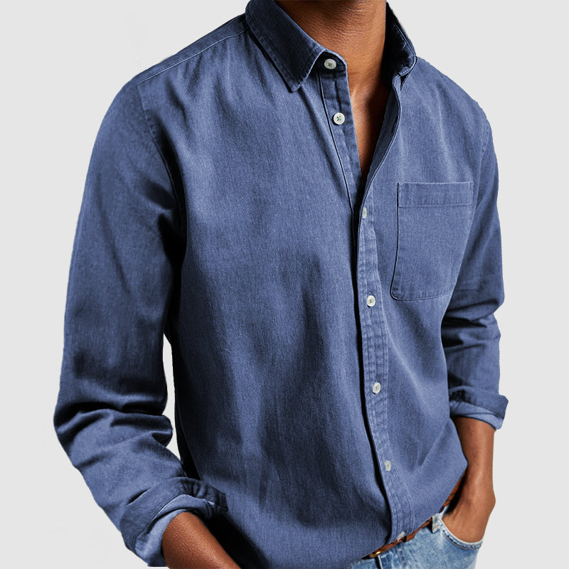 Gentleman's Casual Cotton Shirt