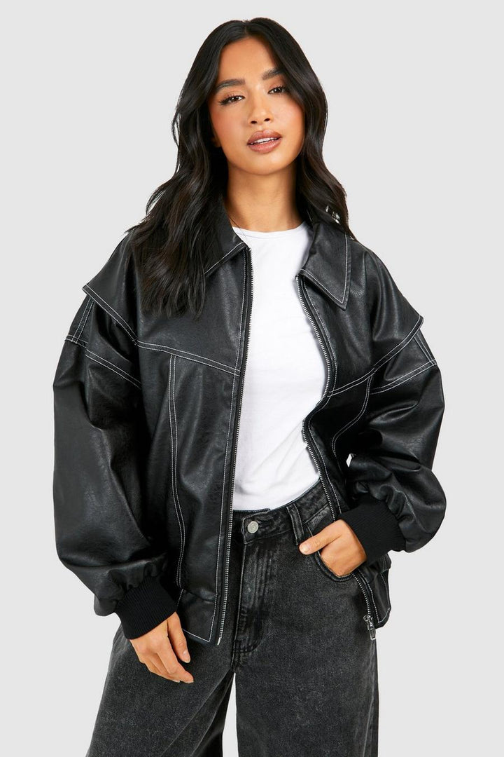 Classic Leather Bomber