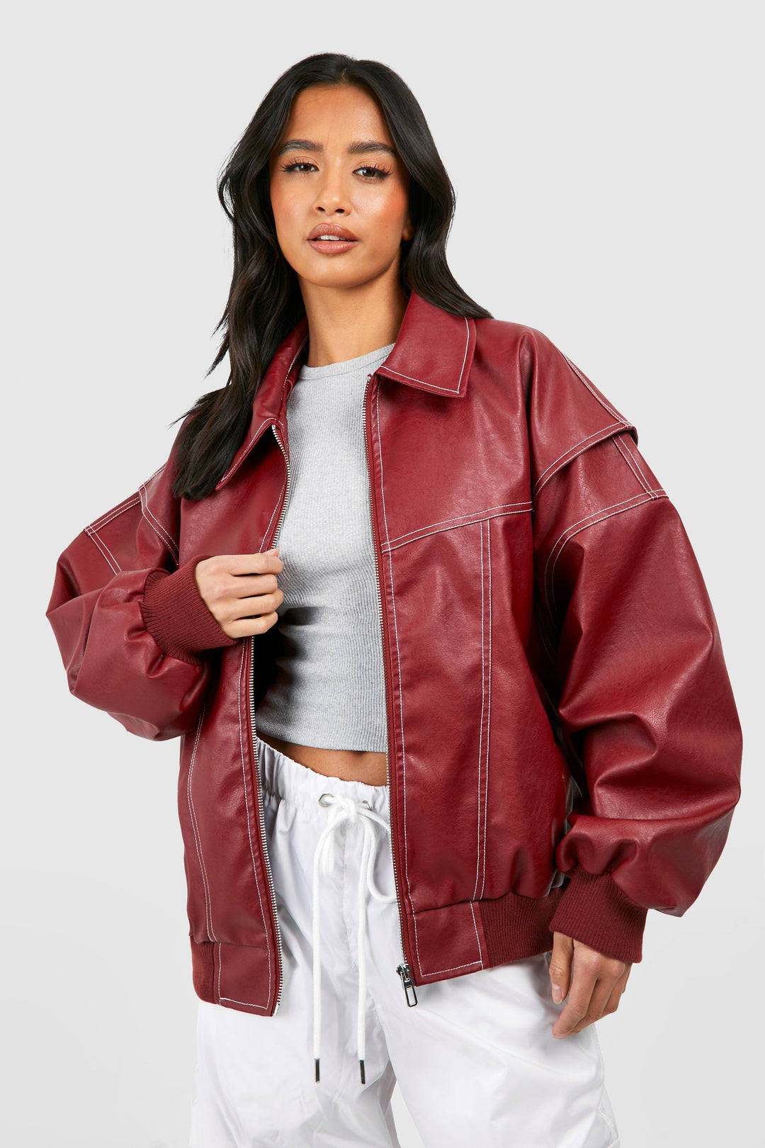 Classic Leather Bomber