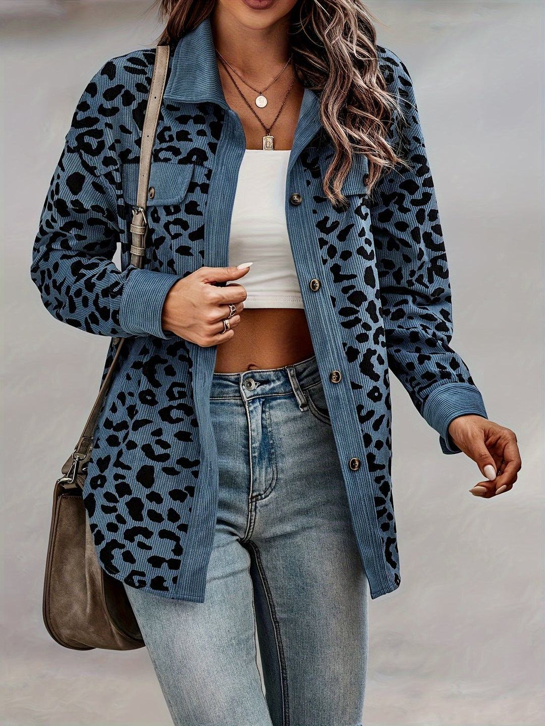 Zara - Leopard Print Shacket Jacket