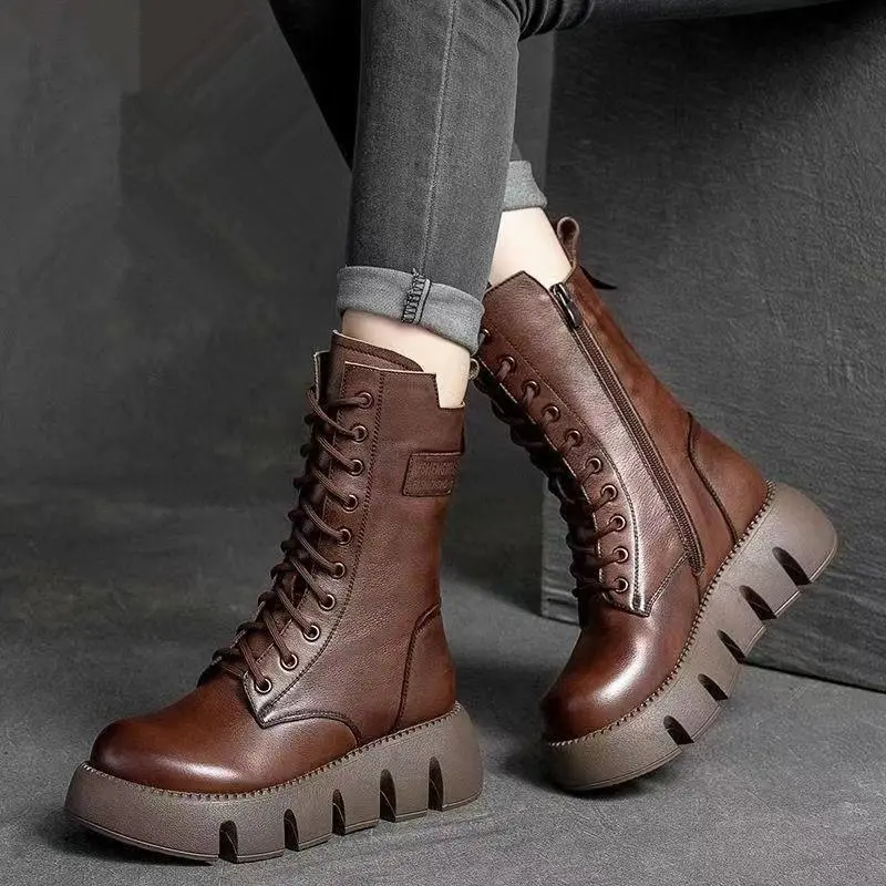 Hudson – Rugged Lace-Up Boots