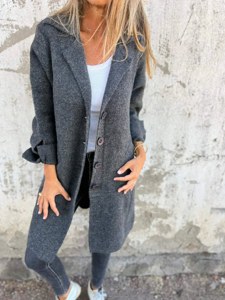 Anna – Casual Single-Breasted Coat