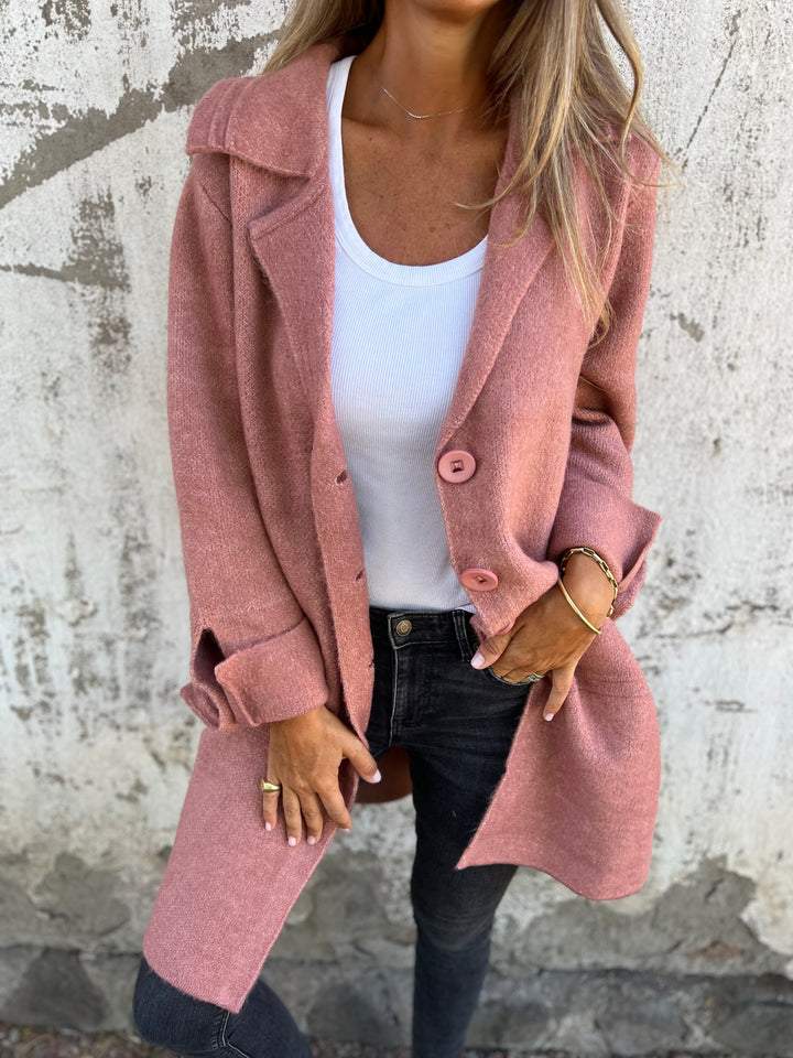 Anna – Casual Single-Breasted Coat