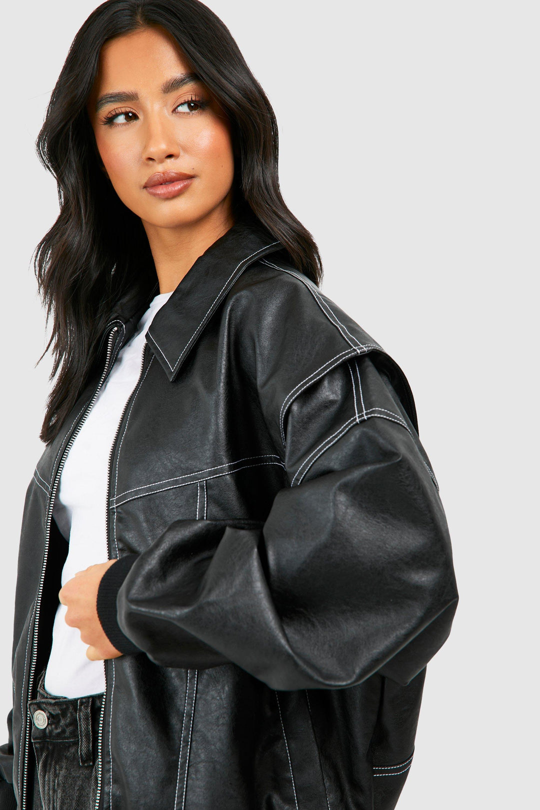 Classic Leather Bomber