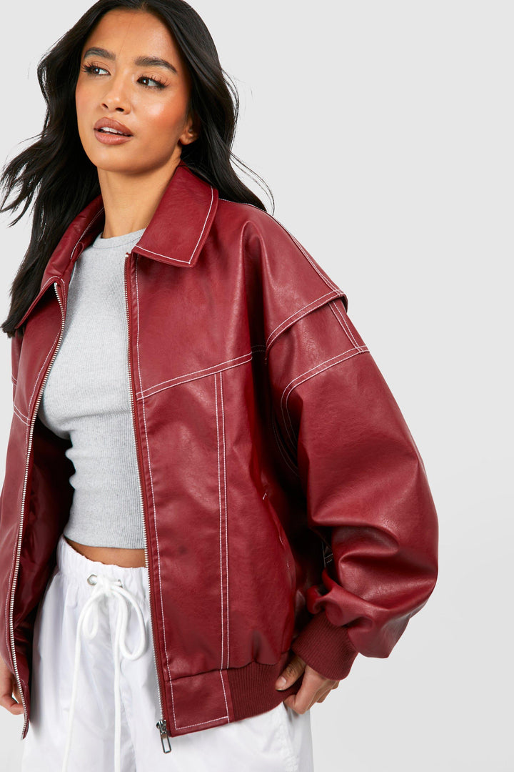 Classic Leather Bomber